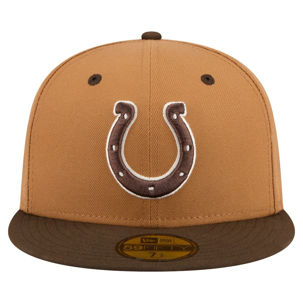 Indianapolis Colts New Era Two-Tone Walnut 59FIFTY Fitted Hat