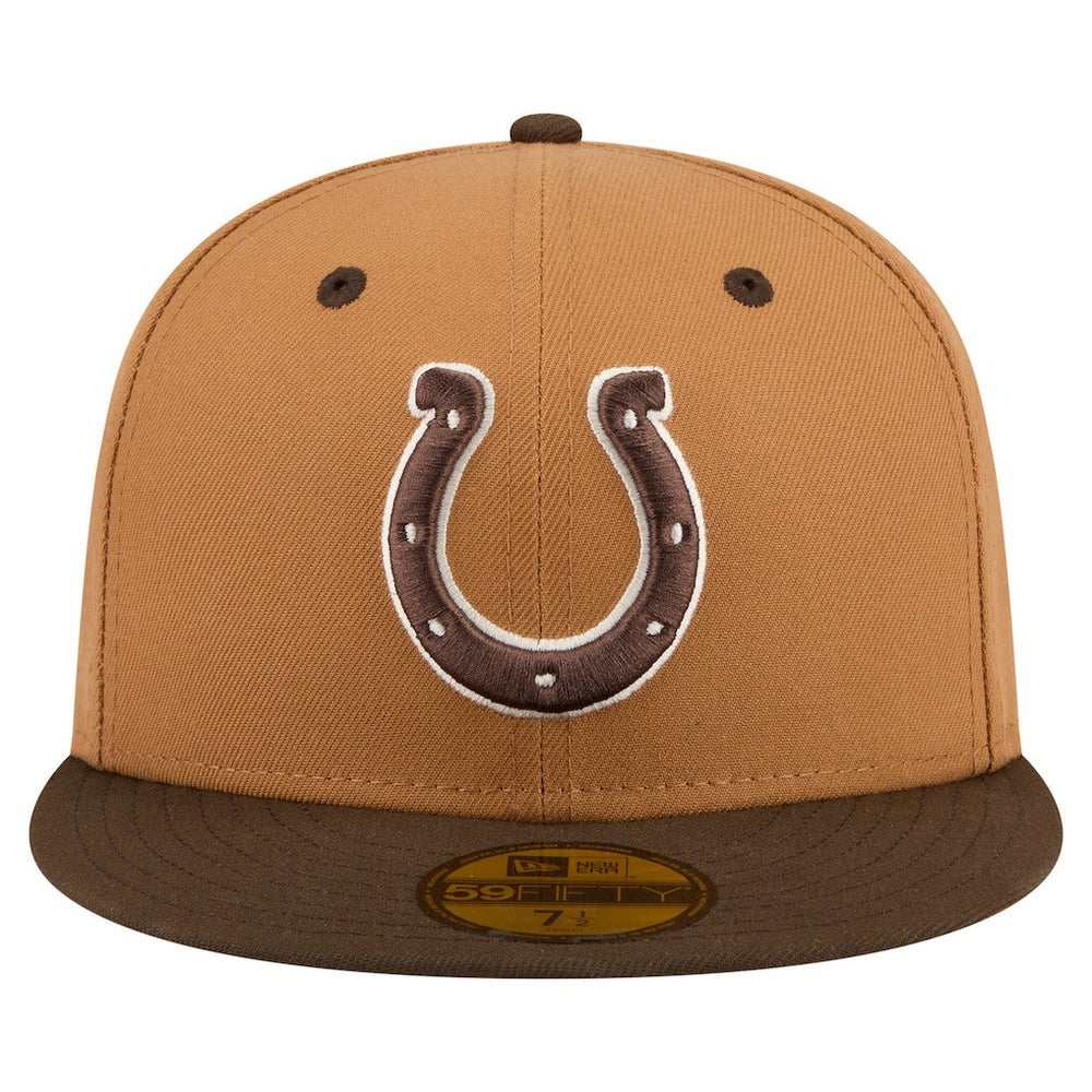 Indianapolis Colts New Era Two-Tone Walnut 59FIFTY Fitted Hat