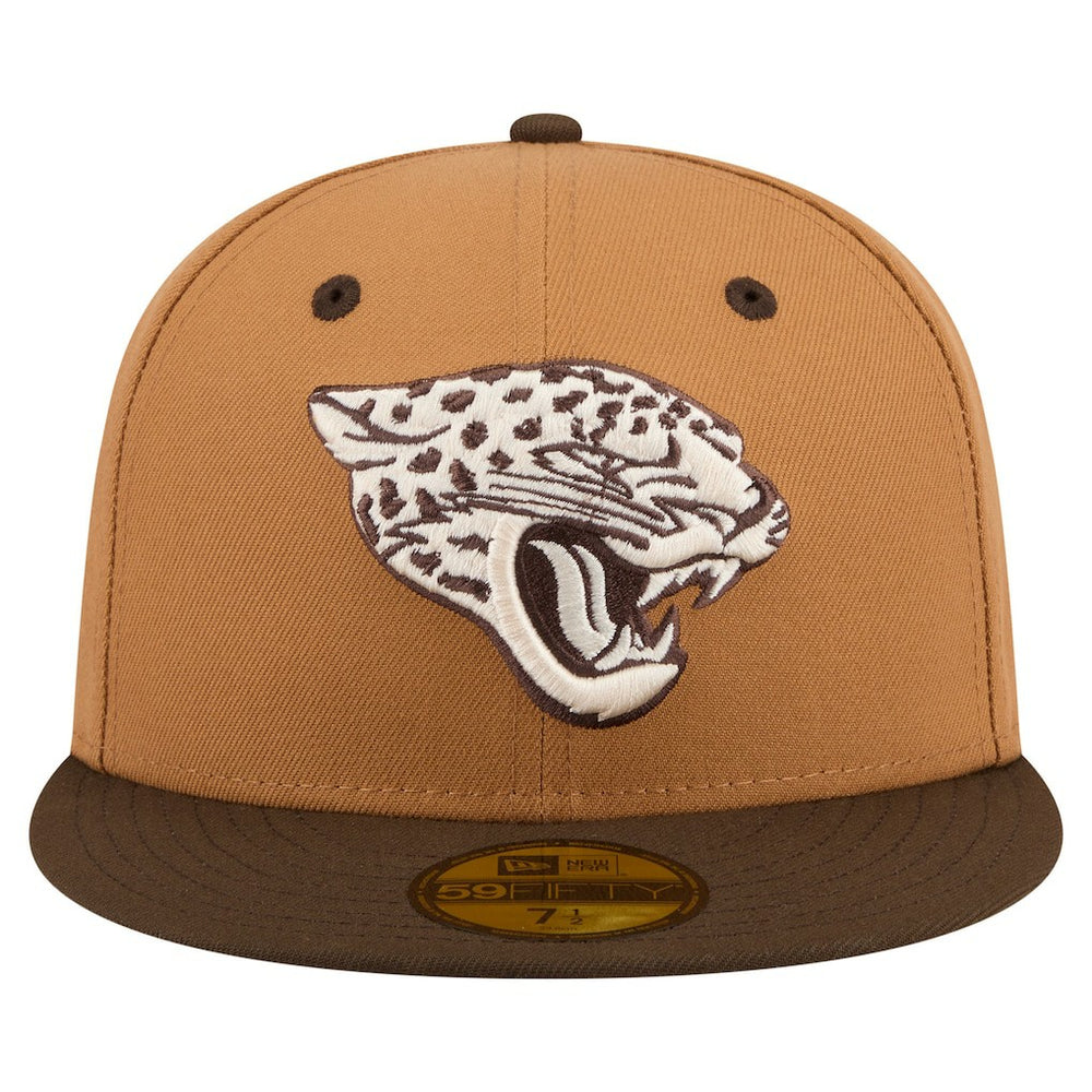 Jacksonville Jaguars New Era Two-Tone Walnut 59FIFTY Fitted Hat