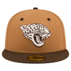 Jacksonville Jaguars New Era Two-Tone Walnut 59FIFTY Fitted Hat