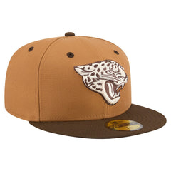 Jacksonville Jaguars New Era Two-Tone Walnut 59FIFTY Fitted Hat