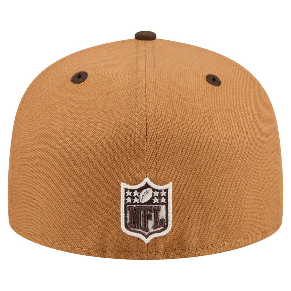 Jacksonville Jaguars New Era Two-Tone Walnut 59FIFTY Fitted Hat