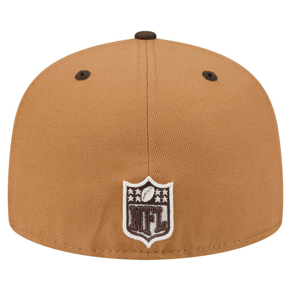 Kansas City Chiefs New Era Two-Tone Walnut 59FIFTY Fitted Hat