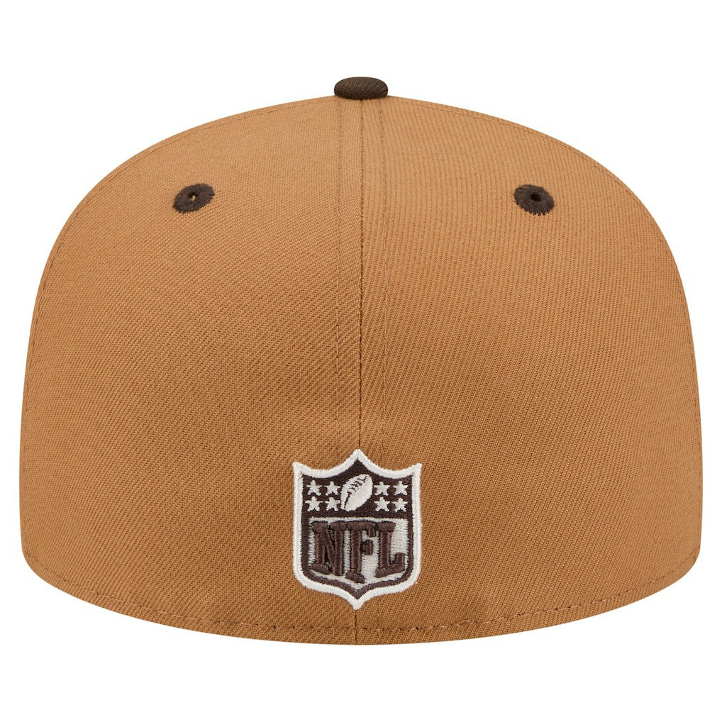 Los Angeles Chargers New Era Two-Tone Walnut 59FIFTY Fitted Hat
