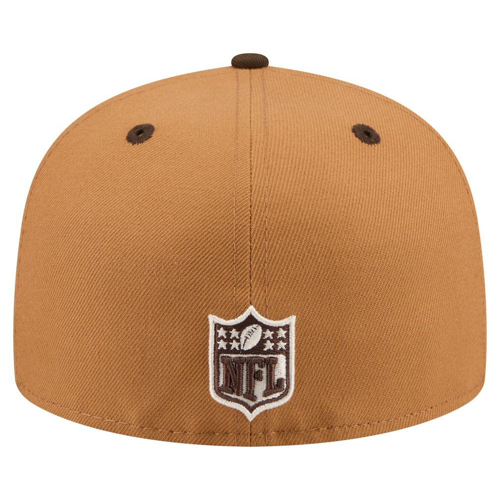 Miami Dolphins New Era Two-Tone Walnut 59FIFTY Fitted Hat