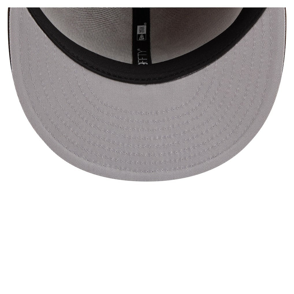 Miami Dolphins New Era Two-Tone Walnut 59FIFTY Fitted Hat