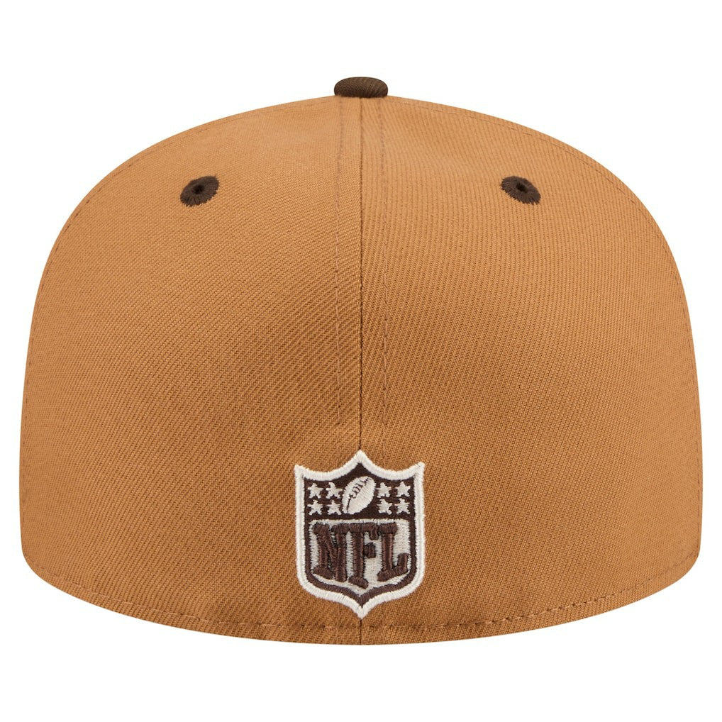Minnesota Vikings New Era Two-Tone Walnut 59FIFTY Fitted Hat