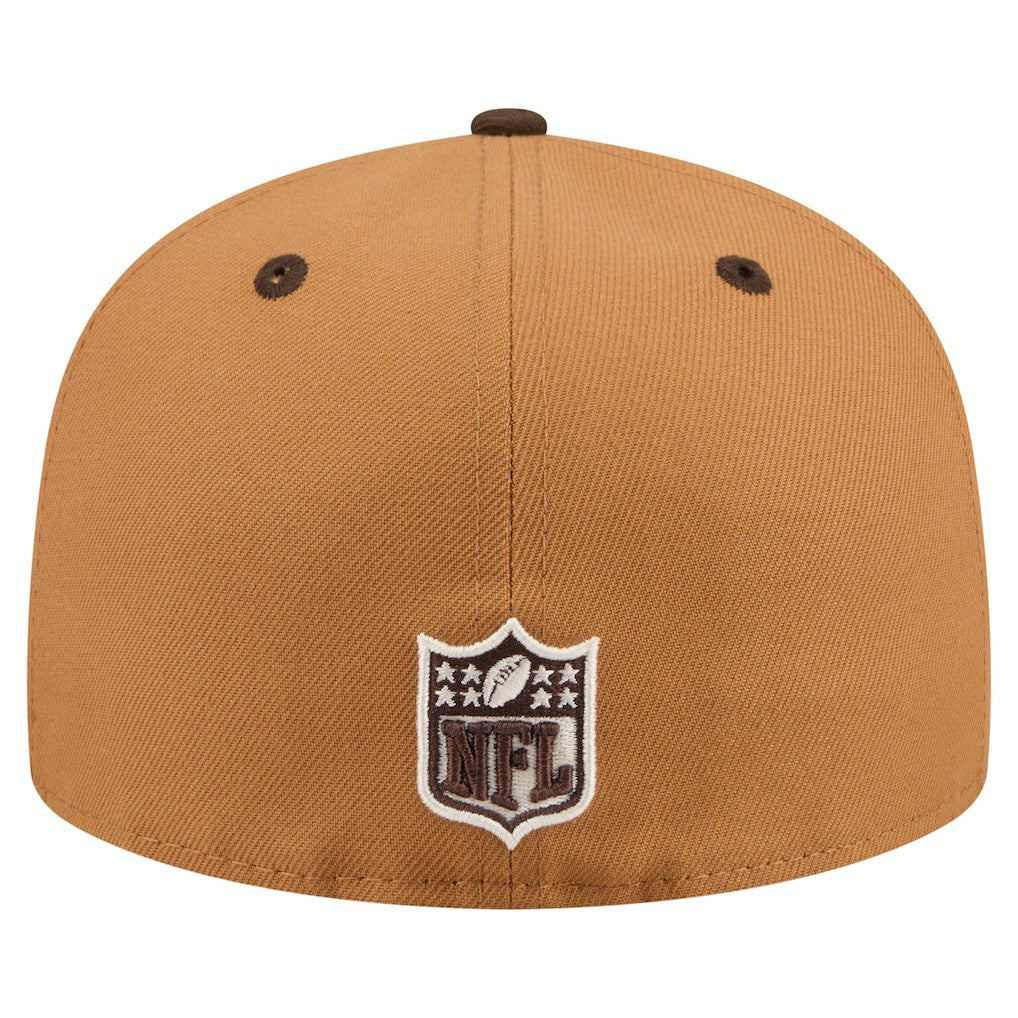 New England Patriots New Era Two-Tone Walnut 59FIFTY Fitted Hat