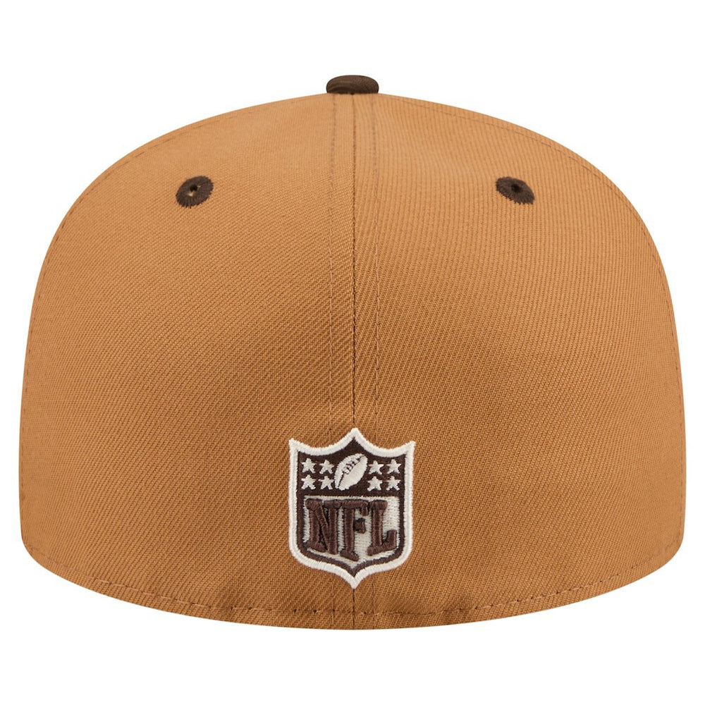New England Patriots New Era Two-Tone Walnut 59FIFTY Fitted Hat