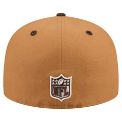 New England Patriots New Era Two-Tone Walnut 59FIFTY Fitted Hat