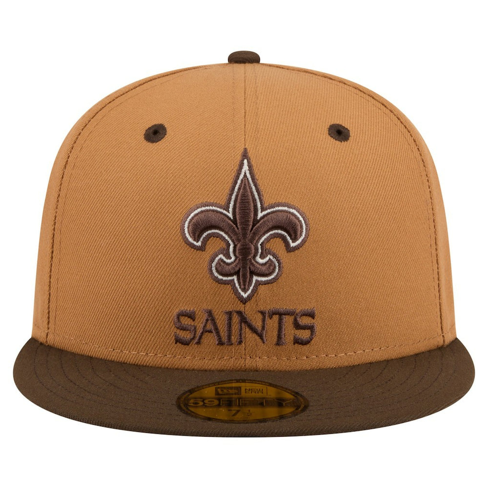 New Orleans Saints New Era Two-Tone Walnut 59FIFTY Fitted Hat