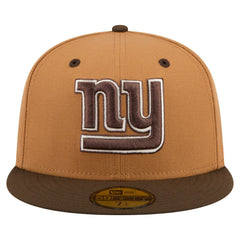 New York Giants New Era Two-Tone Walnut 59FIFTY Fitted Hat