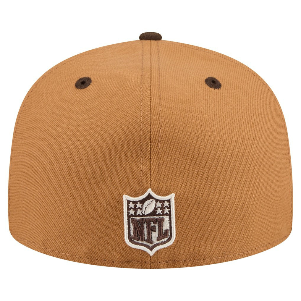 New York Giants New Era Two-Tone Walnut 59FIFTY Fitted Hat