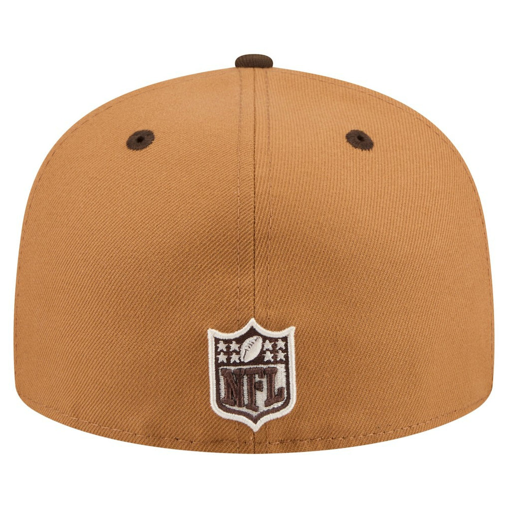 New York Giants New Era Two-Tone Walnut 59FIFTY Fitted Hat