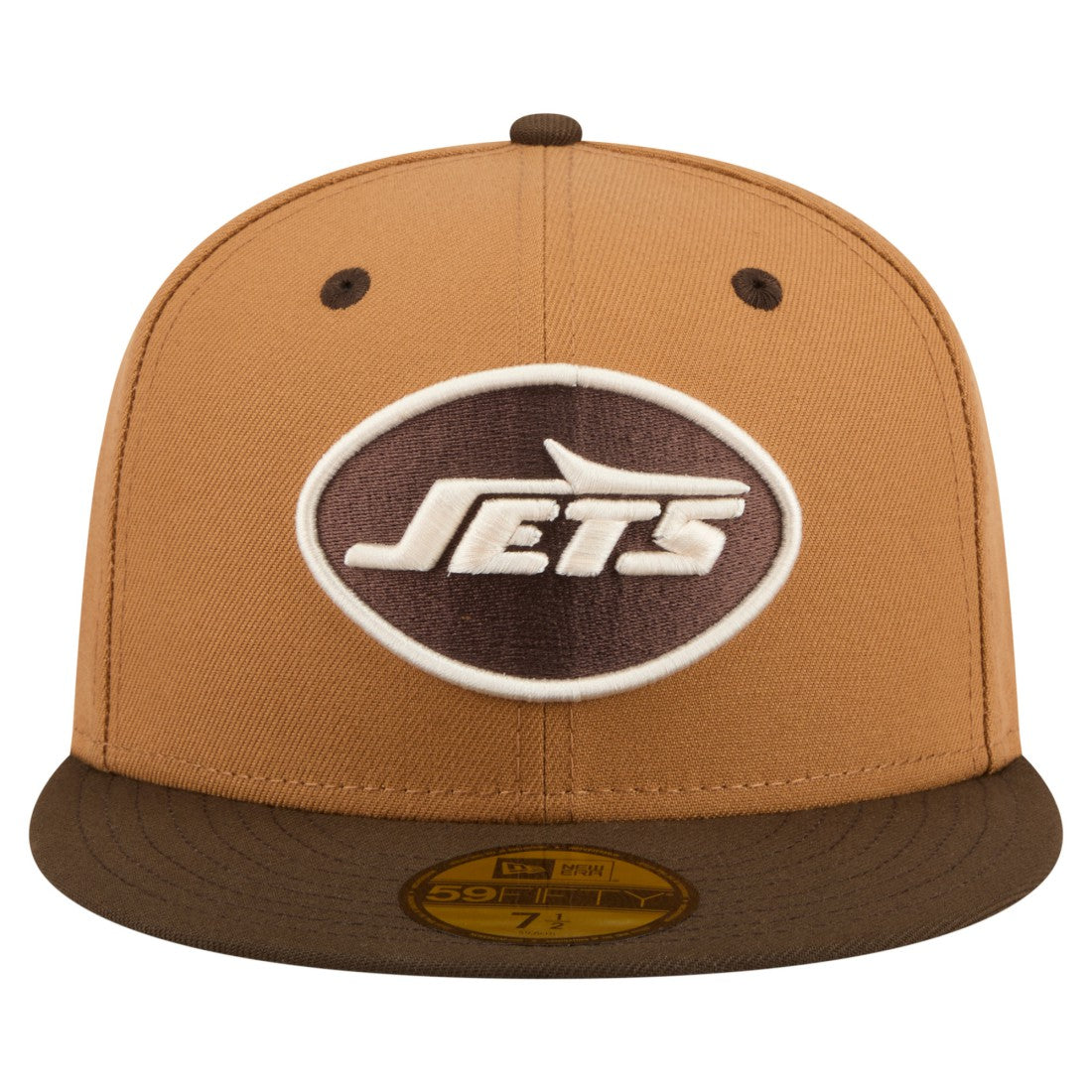 New York Jets New Era Two-Tone Walnut 59FIFTY Fitted Hat