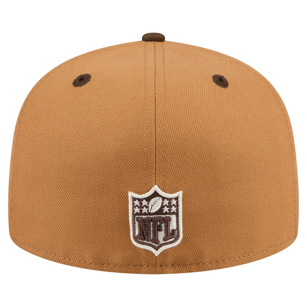 Philadelphia Eagles New Era Two-Tone Walnut 59FIFTY Fitted Hat