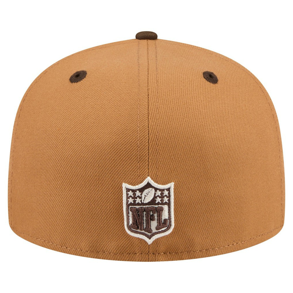 Philadelphia Eagles New Era Two-Tone Walnut 59FIFTY Fitted Hat
