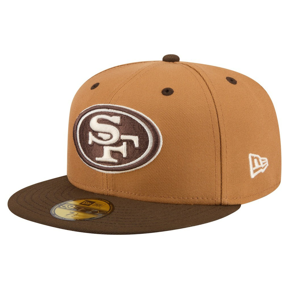 San Francisco 49ers New Era Two-Tone Walnut 59FIFTY Fitted Hat
