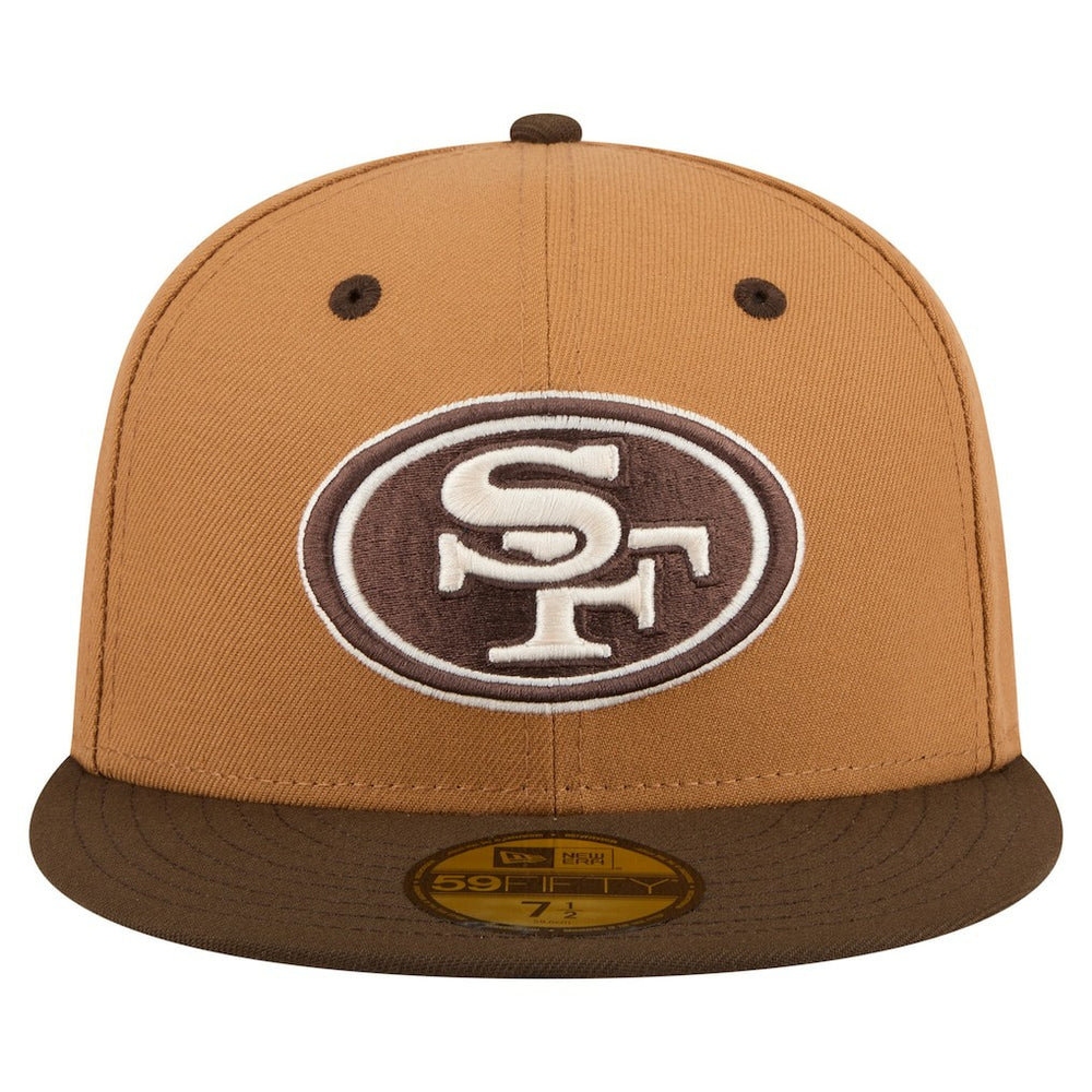 San Francisco 49ers New Era Two-Tone Walnut 59FIFTY Fitted Hat
