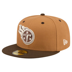 Tennessee Titans New Era Two-Tone Walnut 59FIFTY Fitted Hat