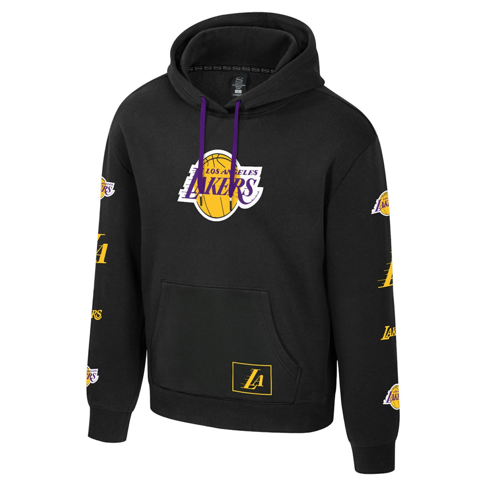 Los Angeles Lakers Stadium Essentials Unisex NBA Legends City Star Fleece Hoodie New