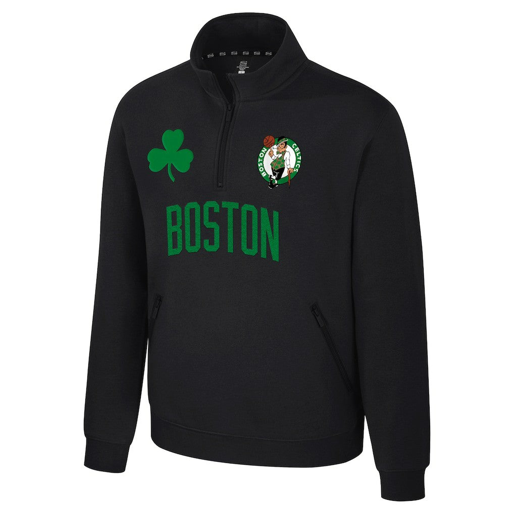 Boston Celtics Stadium Essentials Unisex First Team Trainer Quarter-Zip Pullover Online