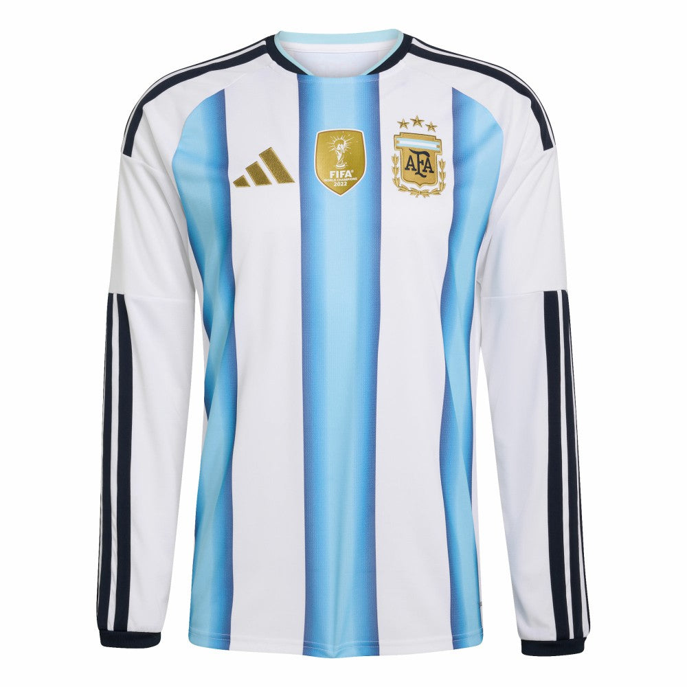 Argentina National Team FIFA x World Cup 2026 Home Replica Long Sleeve Jersey White - Adidas