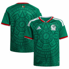 Mexico National Team Youth FIFA x World Cup 2026 Home Replica Jersey Green - Adidas