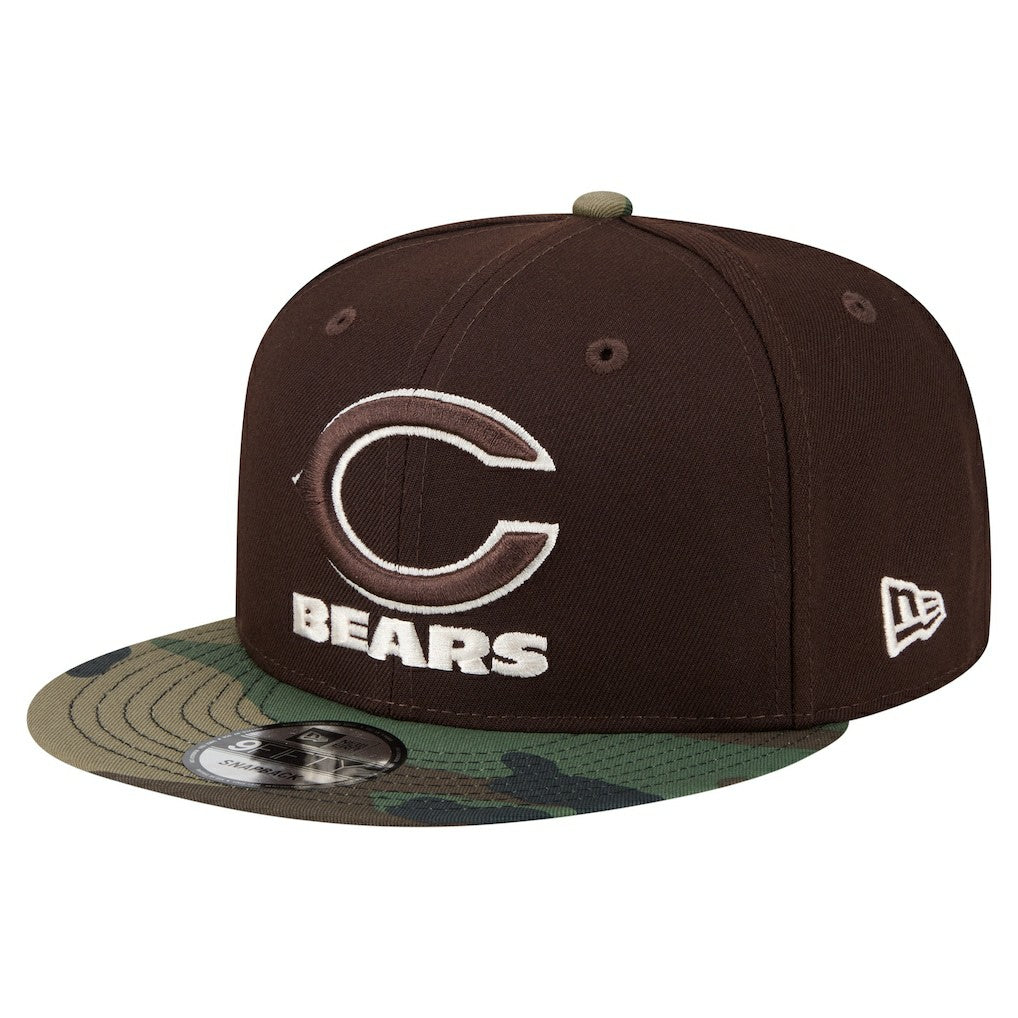 Chicago Bears  Adult Burnt Wood Camo 9FIFTY Snapback Hat