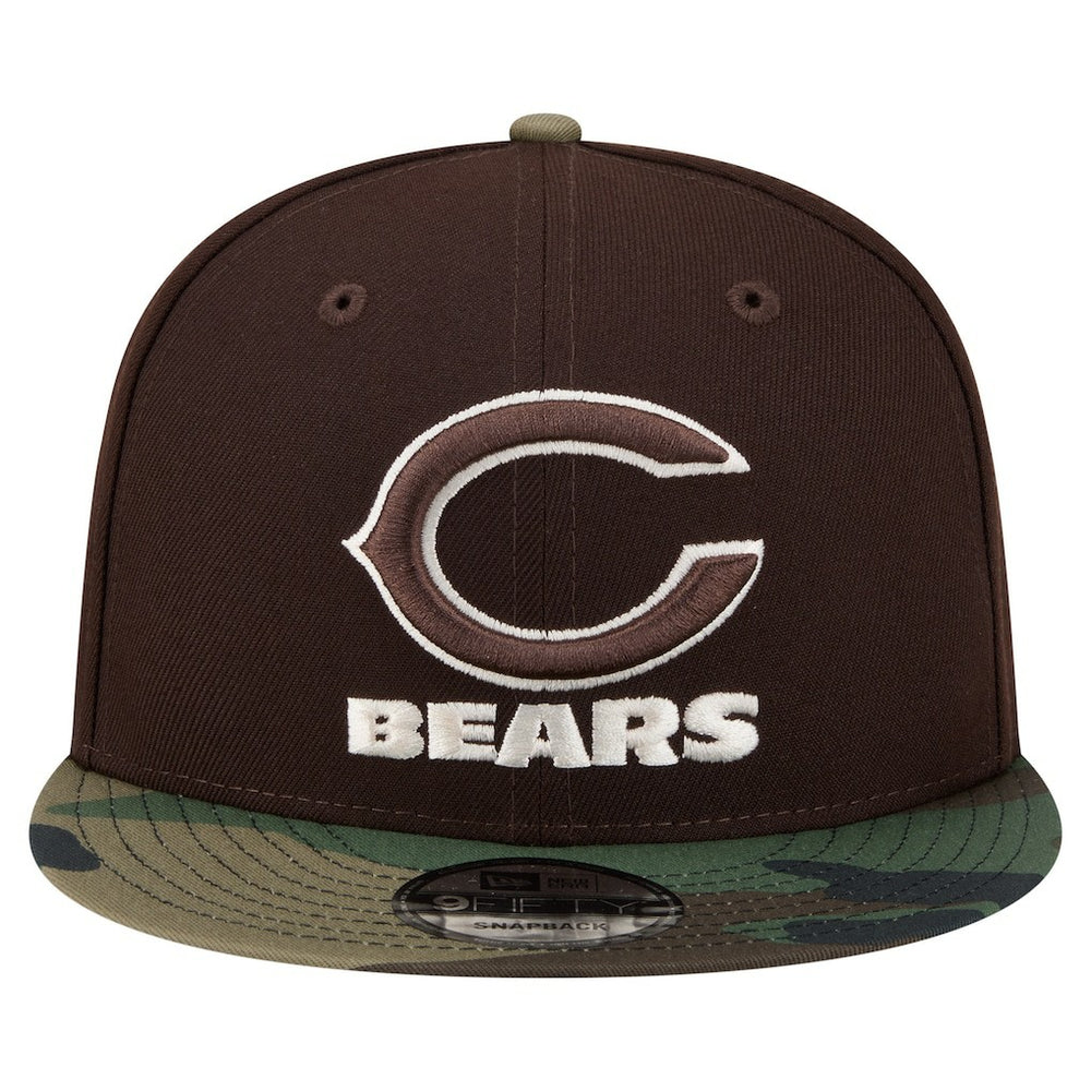 Chicago Bears  Adult Burnt Wood Camo 9FIFTY Snapback Hat