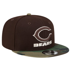 Chicago Bears  Adult Burnt Wood Camo 9FIFTY Snapback Hat