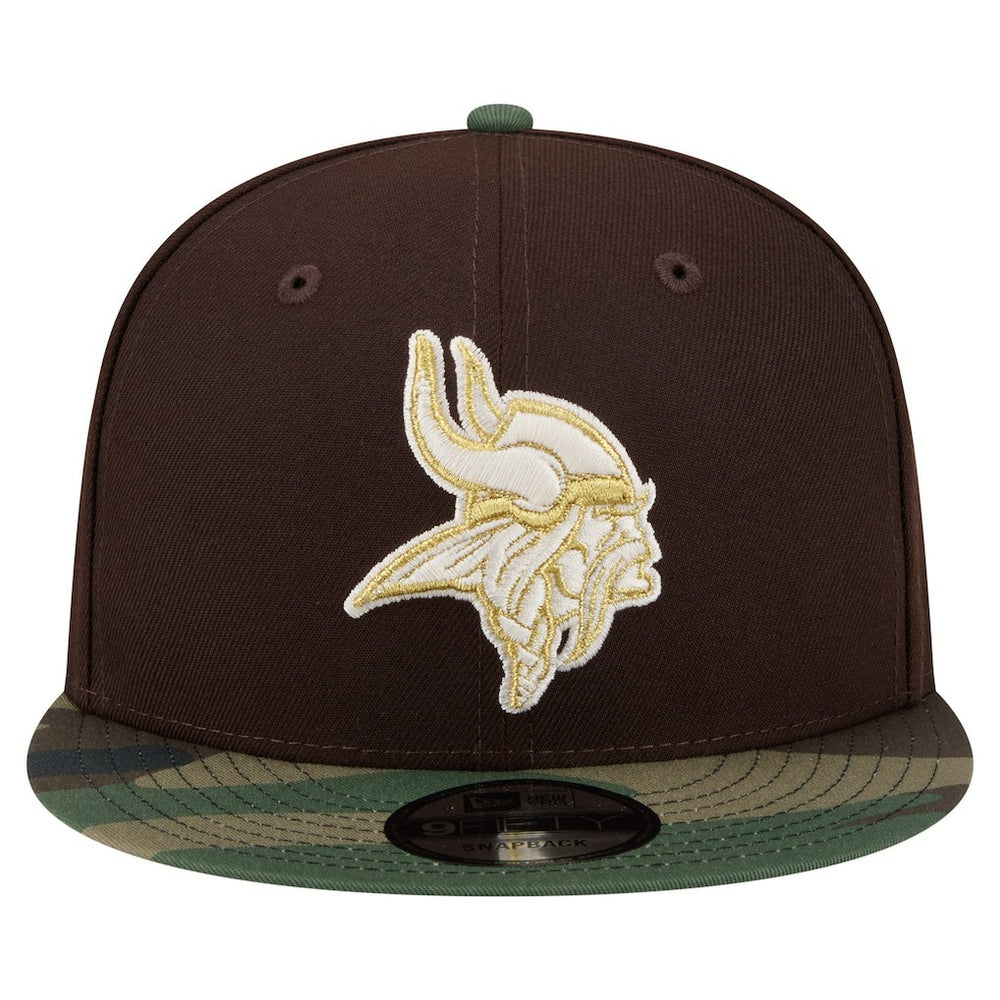 Minnesota Vikings  Adult Burnt Wood Camo 9FIFTY Snapback Hat