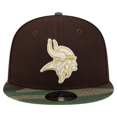 Minnesota Vikings  Adult Burnt Wood Camo 9FIFTY Snapback Hat