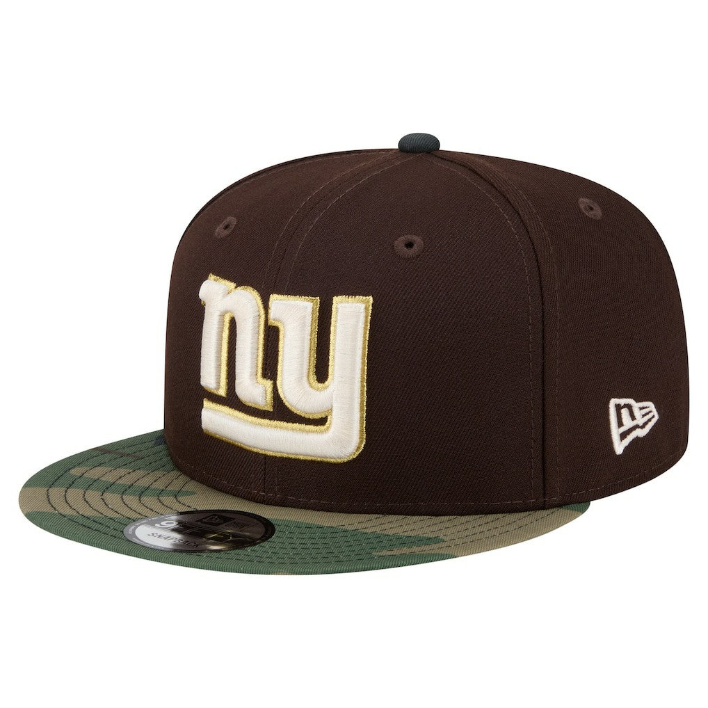 New York Giants  Adult Burnt Wood Camo 9FIFTY Snapback Hat