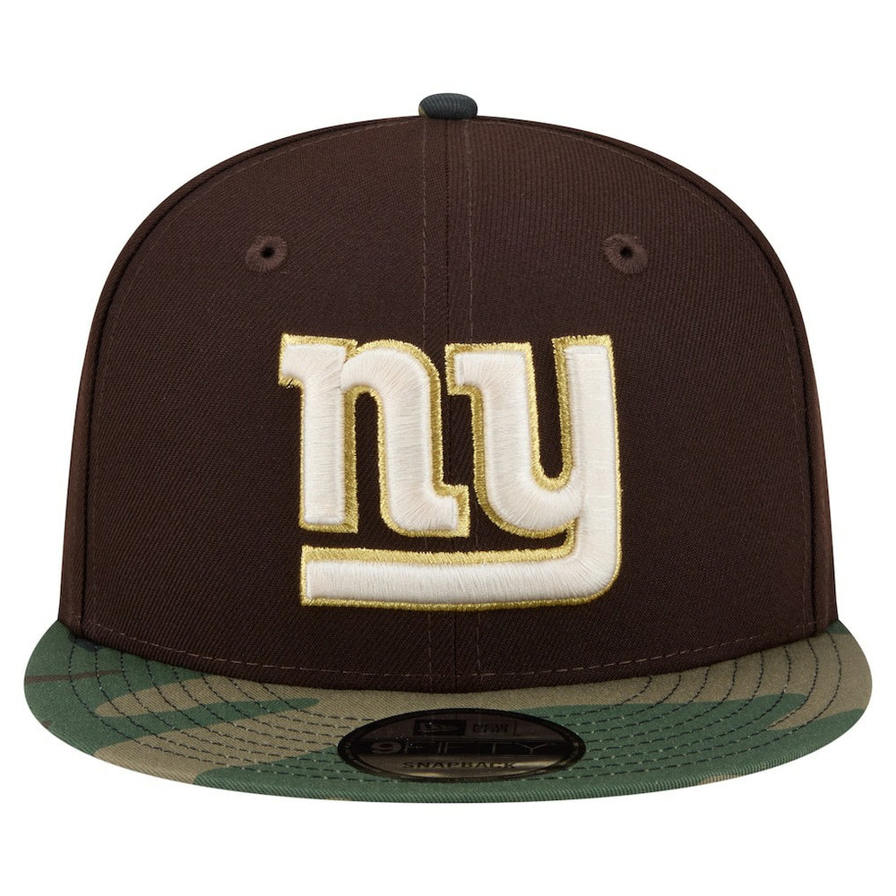 New York Giants  Adult Burnt Wood Camo 9FIFTY Snapback Hat