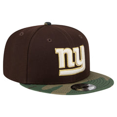 New York Giants  Adult Burnt Wood Camo 9FIFTY Snapback Hat