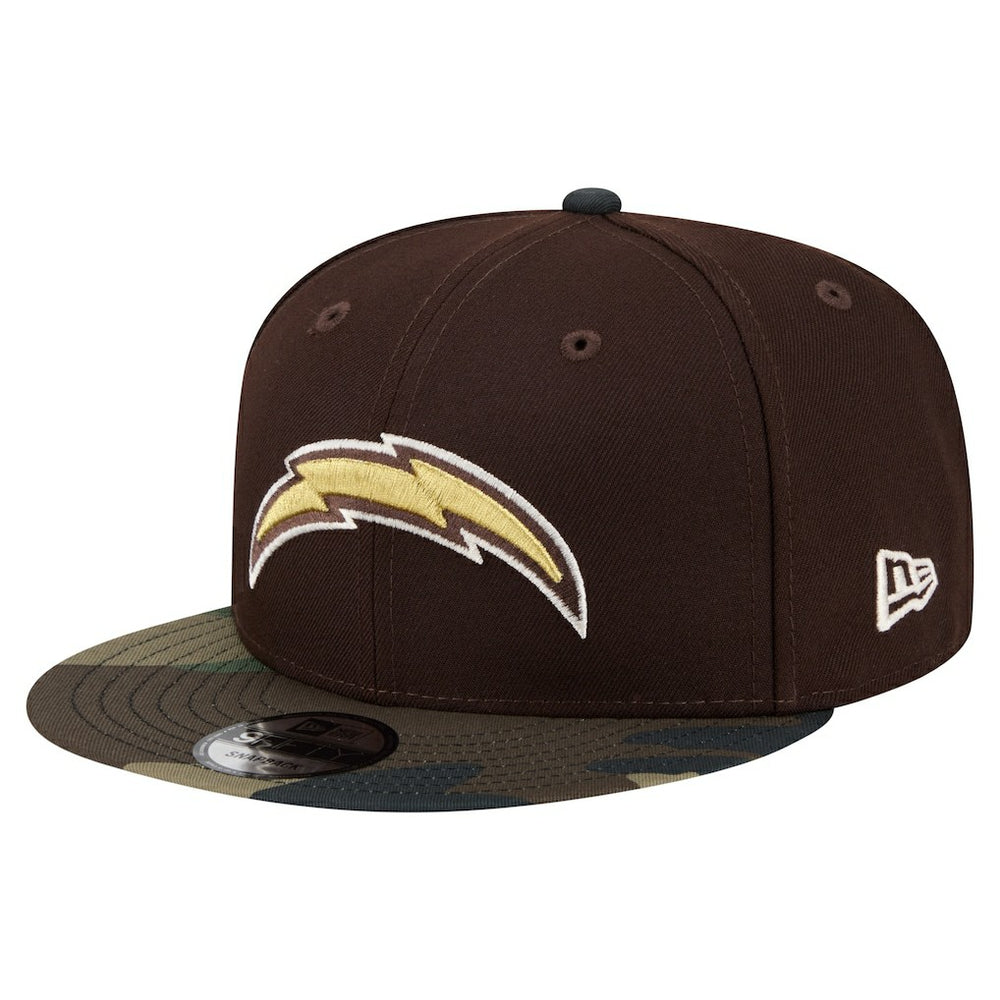 Los Angeles Chargers  Adult Burnt Wood Camo 9FIFTY Snapback Hat