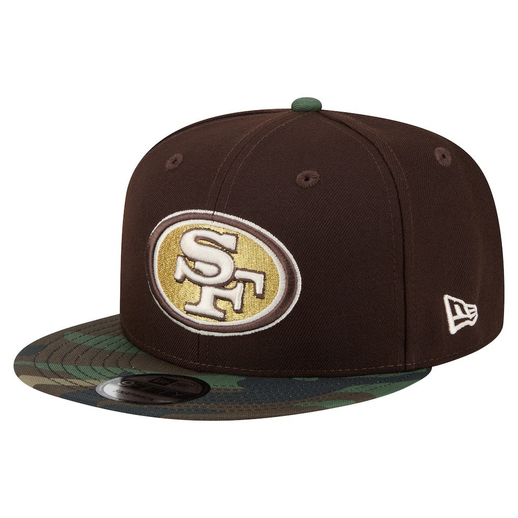 San Francisco 49ers  Adult Burnt Wood Camo 9FIFTY Snapback Hat