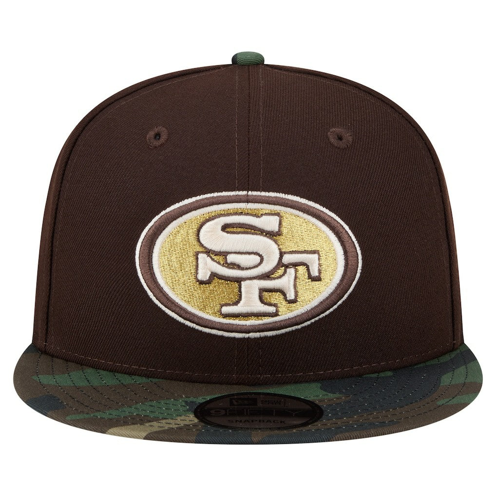 San Francisco 49ers  Adult Burnt Wood Camo 9FIFTY Snapback Hat