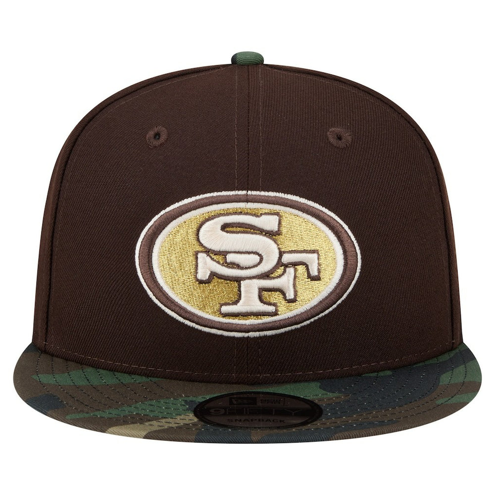 San Francisco 49ers  Adult Burnt Wood Camo 9FIFTY Snapback Hat