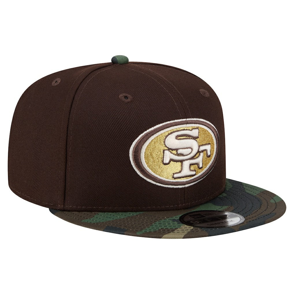 San Francisco 49ers  Adult Burnt Wood Camo 9FIFTY Snapback Hat
