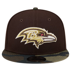 Baltimore Ravens  Adult Burnt Wood Camo 9FIFTY Snapback Hat