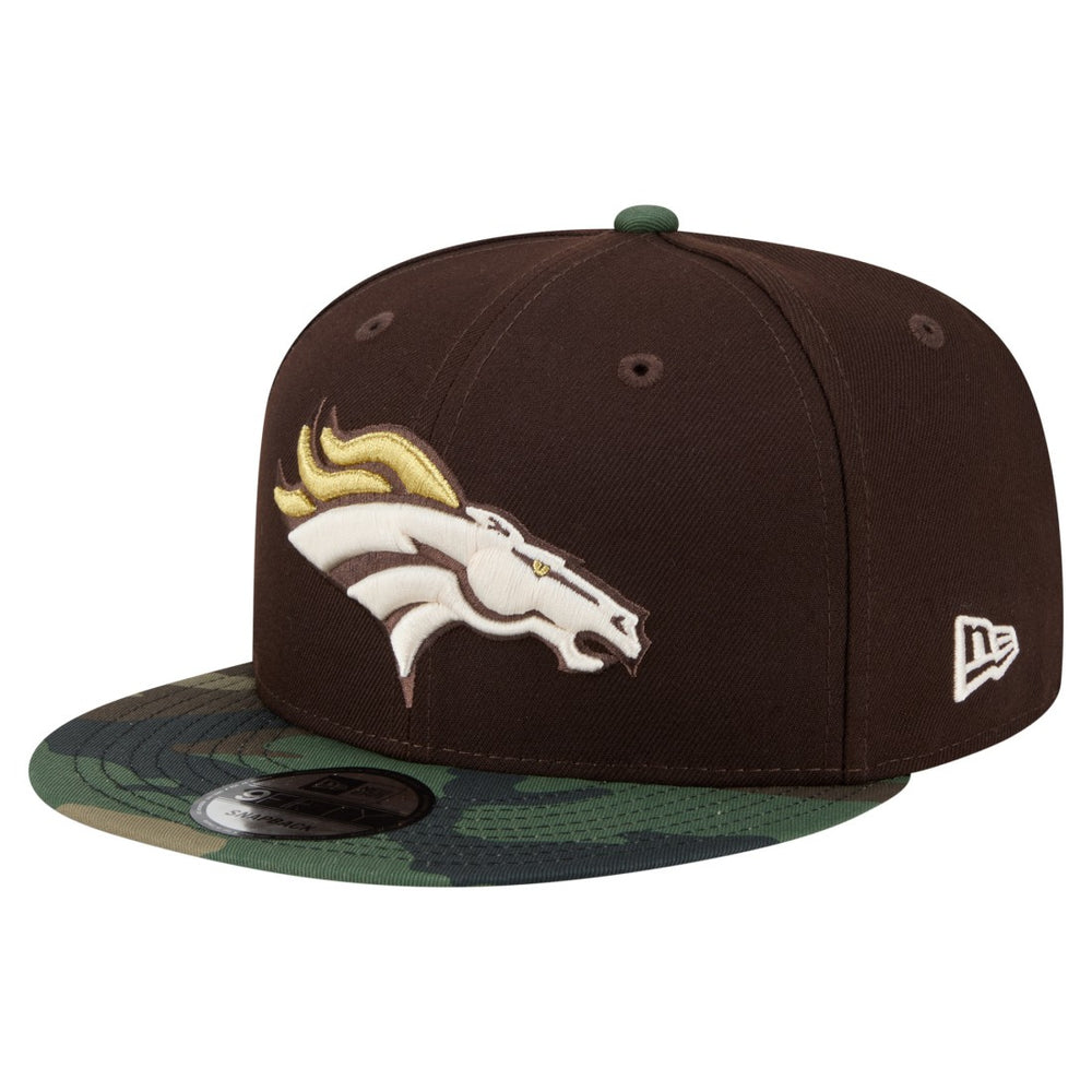 Denver Broncos  Adult Burnt Wood Camo 9FIFTY Snapback Hat