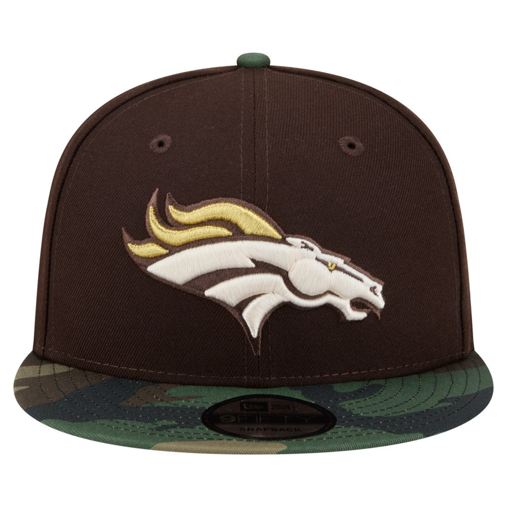 Denver Broncos  Adult Burnt Wood Camo 9FIFTY Snapback Hat
