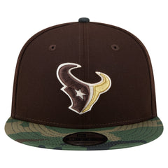 Houston Texans  Adult Burnt Wood Camo 9FIFTY Snapback Hat