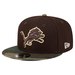 Detroit Lions  Adult Burnt Wood Camo 9FIFTY Snapback Hat
