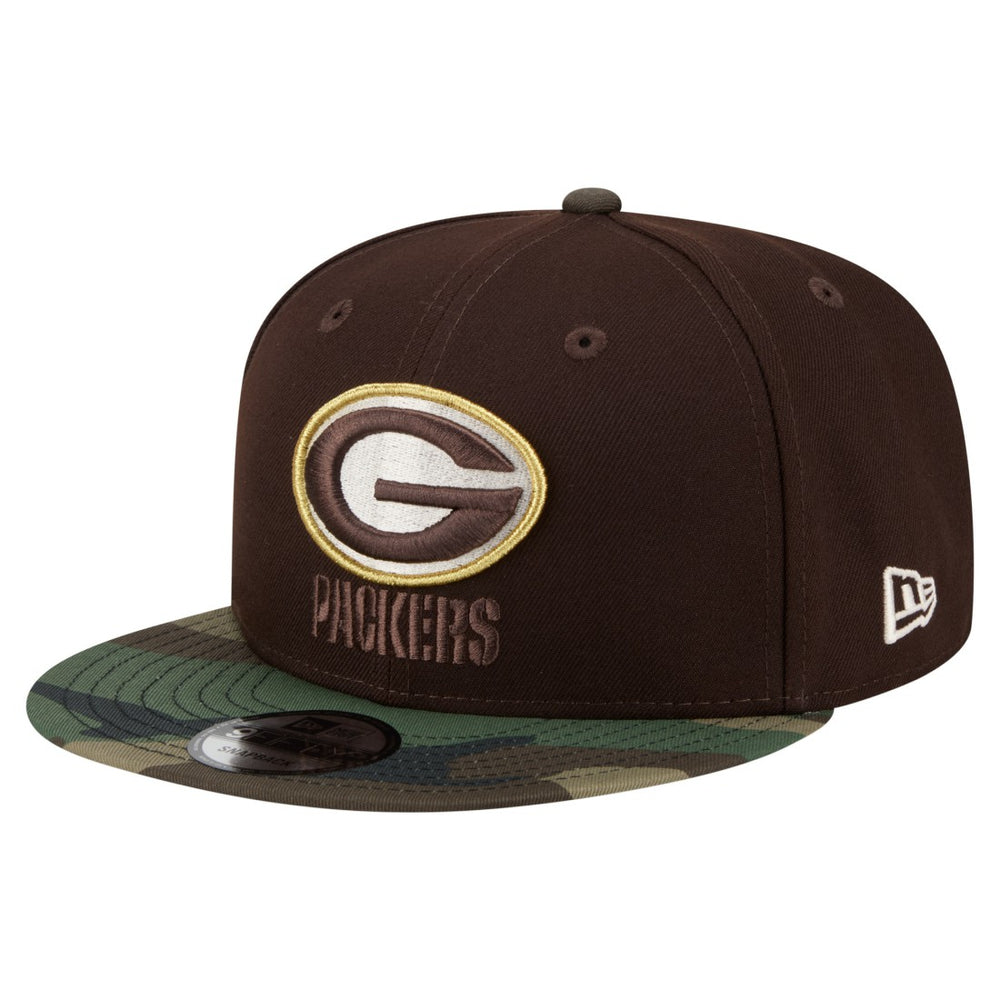 Green Bay Packers  Adult Burnt Wood Camo 9FIFTY Snapback Hat