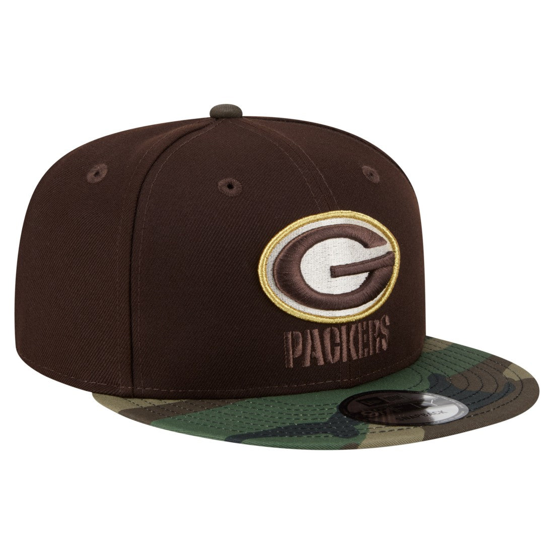 Green Bay Packers  Adult Burnt Wood Camo 9FIFTY Snapback Hat