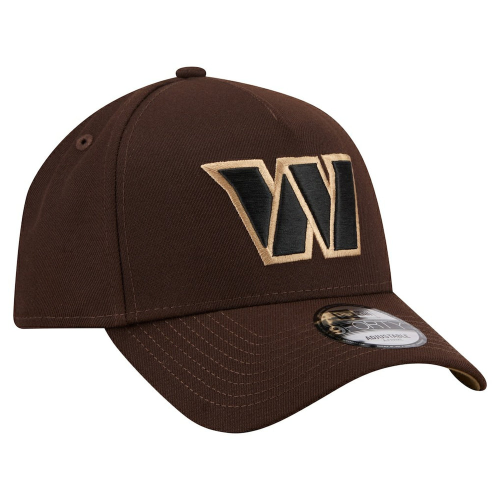 Washington Commanders New Era Burnt Wood A-Frame 9FORTY Adjustable Hat
