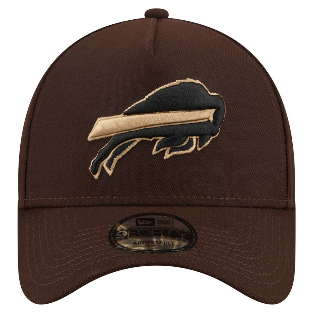 Buffalo Bills New Era Burnt Wood A-Frame 9FORTY Adjustable Hat